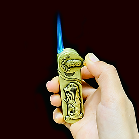 Mua Bật Lửa Khè Khóa Xoay Hình Sư Tử Biển - Xài Gas