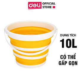 Mua Xô Đựng Nước Gấp Gọn Deli Dung Tích 10L Thông Minh  Có Móc Treo Tiện Dụng  Chất Liệu Siêu Bền - DL882010