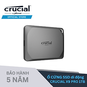 Mua Ổ cứng SSD di động 1TB SSD Crucial X9 Pro USB 3.2 Gen-2 2x2 CT1000X9PROSSD9 - HÀNG CHÍNH HÃNG