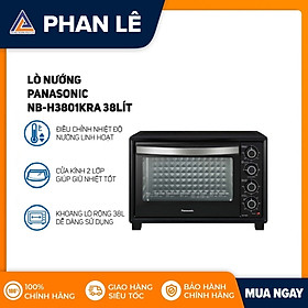 Lò Nướng Panasonic NB-H3801KRA (38 Lít) - Hàng Chính Hãng