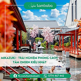 Du lịch Đà Nẵng [LAMBABA] E-Tiket Công viên nước nóng 365 Water Park Mikazuki Đà Nẵng