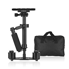 Tay Cầm Chống Rung Andoer Kèm Đế Gắn Máy Ảnh Cho Máy DSLR DV Gopro (Ốc 1/4inch) (Tối Đa 1.5kg) - Đen