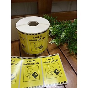 Tem cảnh báo Hàng dễ vỡ KT: 6x9cm