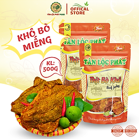 KHÔ BÒ MIẾNG TÂN LỘC PHÁT COMBO 2 BỊCH - MỖI BỊCH 250G