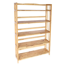 Mua Kệ Sách Đứng 5 Tầng Phương Lâm (28 x 80 x 160 cm) - Màu Tự Nhiên