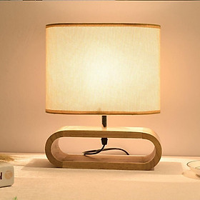 Đèn ngủ gỗ hiện đại - Tặng kèm bóng LED chuyên dụng