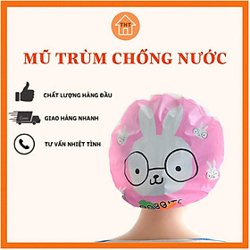 Mua Mũ Trùm Đầu Khi Tắm  Mũ Trùm Tóc Chống Nước Họa Tiết Dễ Thương