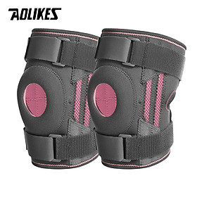 Hình ảnh Bộ 2 bó bảo vệ khớp đầu gối AOLIKES A-7911 Compression support breathable sports knee pad