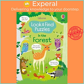 Sách - Look and Find Puzzles In the Forest by Kirsteen Robson (UK edition, paperback)