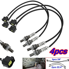 4PCS Downstream & Upstream Oxygen O2 Sensor For Chrysler/Dodge/Jeep/Ram 56044652