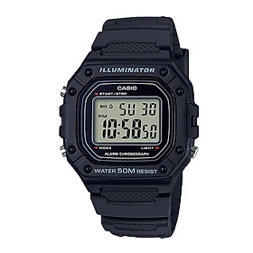 Đồng hồ nam dây nhựa Casio W-218H-1AVDF