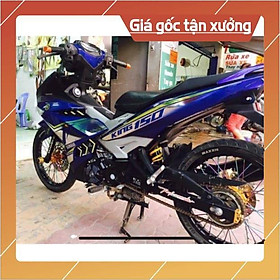 Tem rời ex 150 Mx king dán xe xanh gp Crom cao cấp