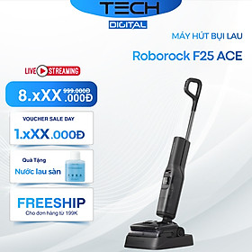 Máy Hút Bụi Lau Nhà Roborock F25 ACE Giặt 90 Độ Lực 20.000 Pa - Hàng Chính Hãng