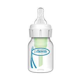 [ SB2101-INTLX ] Bình sữa Dr.Brown's cổ thường sơ sinh 60ml nhựa PP Option Plus