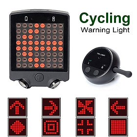 Đèn LED tín hiệu không dây chống nước cho xe đạp leo núi

