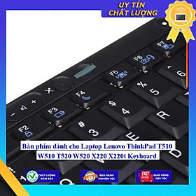 Bàn phím dùng cho Laptop Lenovo ThinkPad T510 W510 T520 W520 X220 X220t Keyboard  - Hàng Nhập Khẩu New Seal
