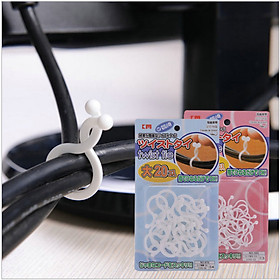 Mua Dây xoắn giữ dây cáp điện  bộ kẹp dây điện xoắn giúp nhà cửa – văn phòng gọn gàng  siêu tiện dụng GD306-KepDDXoan