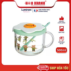 Mua Chén ăn dặm cho bé có nắp đậy Luminarc Girl Bear/ Luminarc Boy Bear 500ml - Q3480/ Q3481