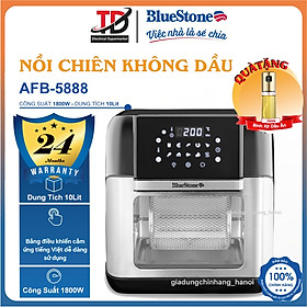 Nồi Chiên Không Dầu Điện Tử Bluestone AFB-5888, Dung Tích 10Lit, Hàng Chính Hãng