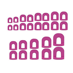 26Pcs/Pack Nail Protector Nail Polish Tips Form Nail Polish Glue Model Spill Proof Manicure Protector Tools Nail Art