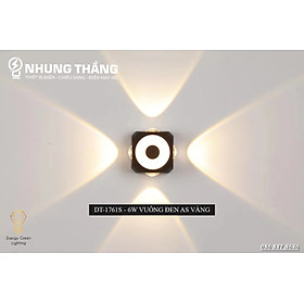 Hình ảnh Đèn trang trí hắt tường 4 chiều - 4.5w-12w chống nước TN198 - Decor Lighting - Có Video