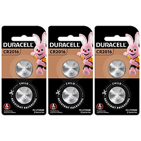 Combo 6 Viên Pin đồng xu Duracell Lithium 2016 - O000017