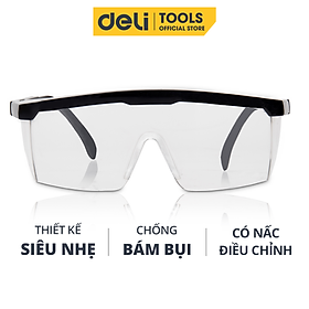 Mua Mắt Kính Bảo Hộ Lao Động Deli - Chất Liệu Nhựa PP Chịu Nhiệt An Toàn  Tiện Lợi  Dễ Dàng Cầm Nắm Đa Di Năng - DL23901