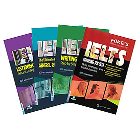 Combo 4 Cuốn Sách IELTS MIKE General Luyện Thi IELTS
