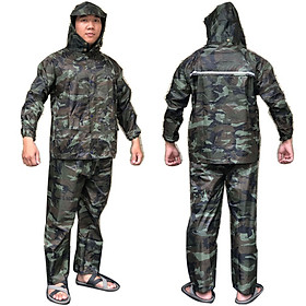 Mua Bộ Áo Mưa Vải Dù Cao Cấp 2 Lớp Size XXXL Chống Thấm