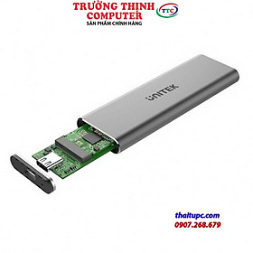 Hộp đựng ổ cứng SSD TYPE-C -> M.2 PCIE/NVME UNITEK S 1201 A - HÀNG CHÍNH HÃNG