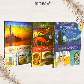 Combo Sách Danh Họa Nổi Tiếng Larousse: Vincent Van Gogh + Claude Monet + Paul Gauguin (Tặng Kèm Hộp Đựng Sang Trọng)