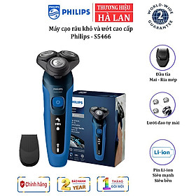 Máy cạo râu khô và ướt, thương hiệu cao cấp Philips Hà Lan S5466/03 Serial 5000 - HÀNG CHÍNH HÃNG