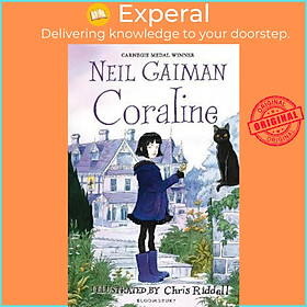 Sách - Coraline by Neil Gaiman,Chris Riddell (UK edition, paperback)
