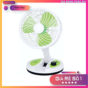 Mua Quạt mini tích điện gấp gọn kèm đèn - KC 5811