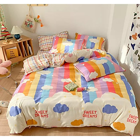 Bộ chăn ga gối cotton LIDACO PL1 - Sweet Dreams SP001356