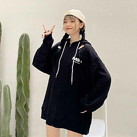 Áo hoodie có dây kéo in chữ missout thời trang, Áo Khoác Nỉ Bông Loại 1 Missout, Áo Khoác Nỉ Bông Loại 1 Missout, Áo khoác Hoodie dây kéo chất nỉ ngoại form rộng có mũ