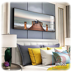 Tranh canvas khổ lớn trang trí phòng ngủ - PN055