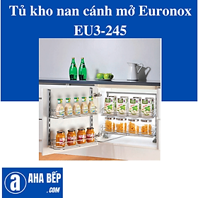 Mua TỦ KHO NAN CÁNH MỞ - 2 TẦNG EURONOX EU3-245. Hàng Chính Hãng