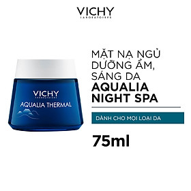 Aqualia Night Spa mặt nạ ngủ cung cấp hydrat hóa mạnh mẽ để lại làn da trông tươi tắn và rạng rỡ vào buổi sáng 75ml