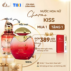 Nước Hoa Nữ CHARME KISS 100ML Lưu Hương Lâu, Cá Tính, Quyến Rũ, Lôi Cuốn