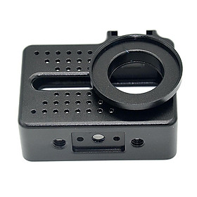 Black Protective Case Shell UV Filter Lens Cover for   YI 2 4K Camera