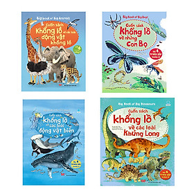 Big Book - Cuốn Sách Khổng Lồ Về Các Loài Động Vật Biển + Động Vật Khổng Lồ + Khủng Long + Những Con Bọ (4 Cuốn)