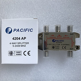 Mua Bộ Chia 4 Pacific 4204AP Dùng Chia Chảo  Truyền Hình Cáp  Anten KTS - Hàng Nhập Khẩu