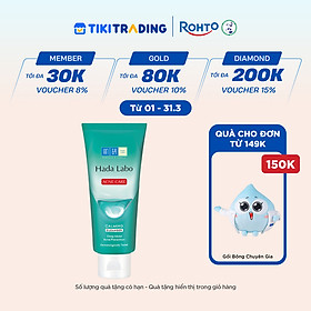 Sữa rửa mặt Hada Labo cho da dầu mụn, da nhạy cảm Hada Labo Acne Care Calming Cleanser 80g