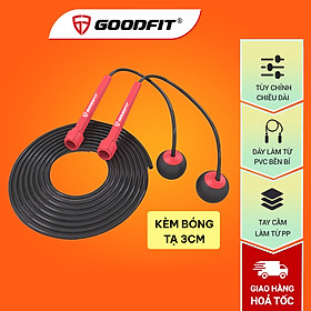 Dây nhảy thể dục siêu nhẹ, dây nhảy thể lực, thể thao GoodFit nhựa PVC bền bỉ, độ dài 3m tùy chỉnh Goodfit GF902JR