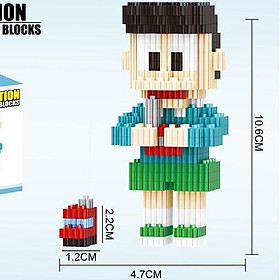  Bộ đồ chơi lắp ráp 3D hình các nhân vật hoạt hình Doraemon,Nobita,Chaien,Xuka,Xeko,Doremi