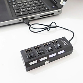 Mua HUB Chia USB 1 Ra 4 Cổng Có Công Tắc - Hàng Nhập Khẩu