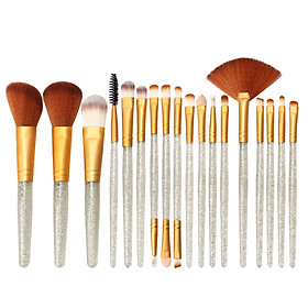 18 Pieces Cosmetic Brushes Set for Foundation Powder Concealer