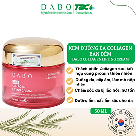 Kem dưỡng da ban đêm DABO Collagen Lifting Cream Làm Đẹp Da Dưỡng Ẩm Chăm Sóc Da 50ml