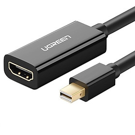 Ugreen UG40360MD112TK 25CM màu Đen Cáp chuyển đổi Mini DP sang HDMI hỗ trợ phân giải 4K x 2K - HÀNG CHÍNH HÃNG